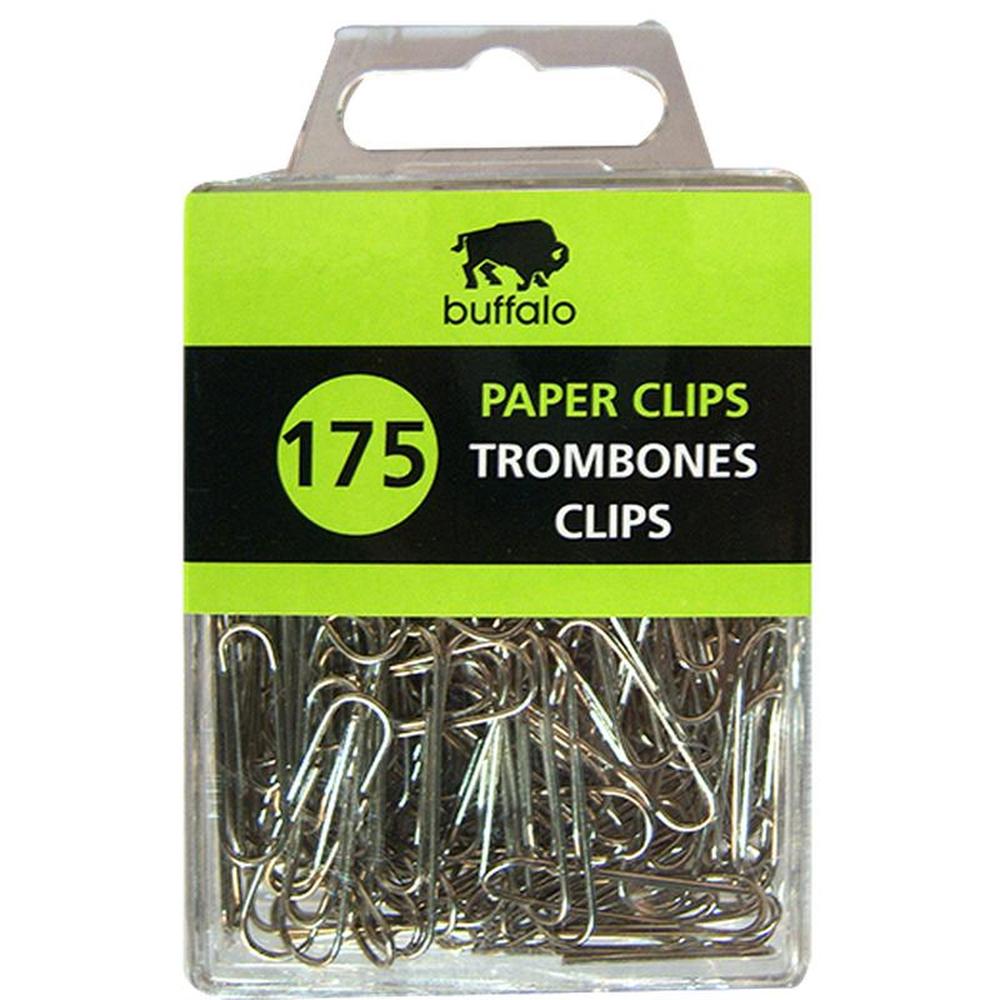 Buffalo Metal Paper Clips 28mm - Pack of 175