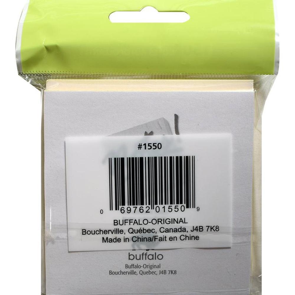 Buffalo Yellow Sticky Notes 7.5x7.5cm - 3 Pads of 50 Sheets