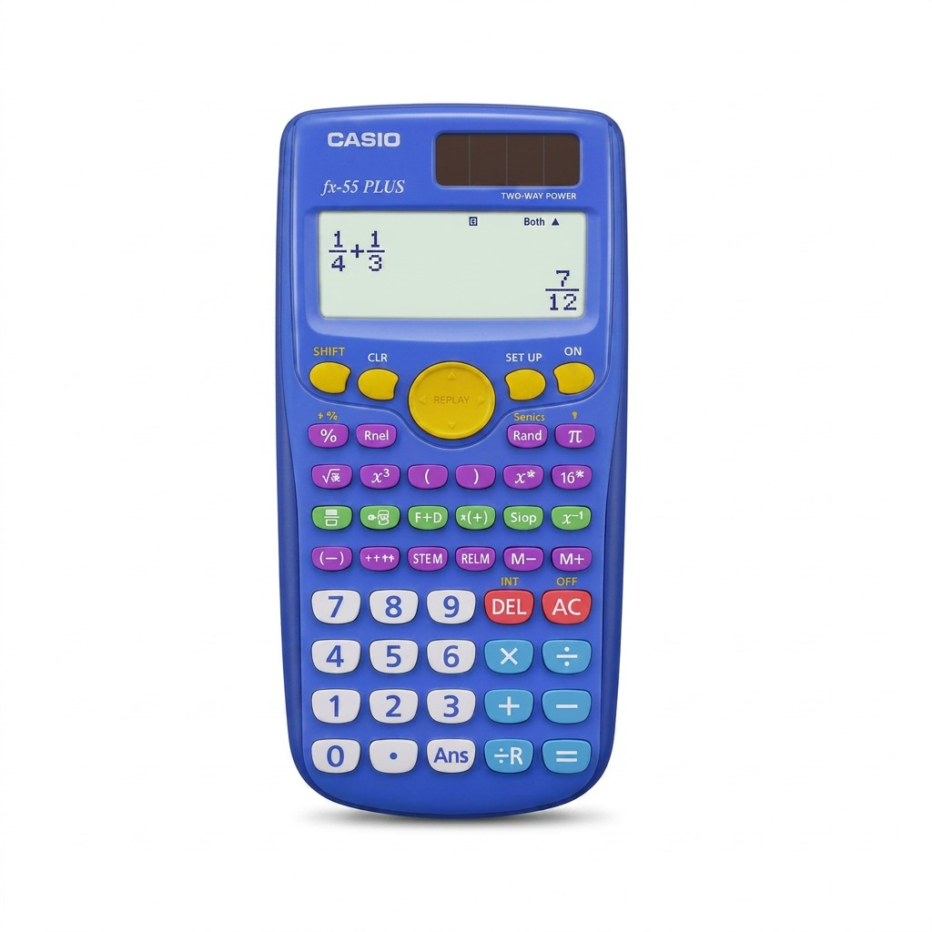 Casio FX-55 Plus Fraction & Scientific Calculator