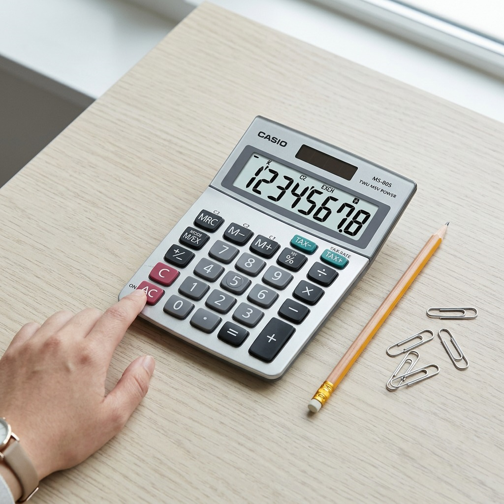 Casio MS-80S 8-Digit Desktop Calculator
