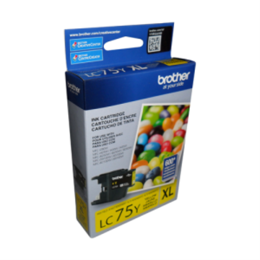 Brother LC75YS Innobella Yellow Ink Cartridge, High Yield (XL Series)