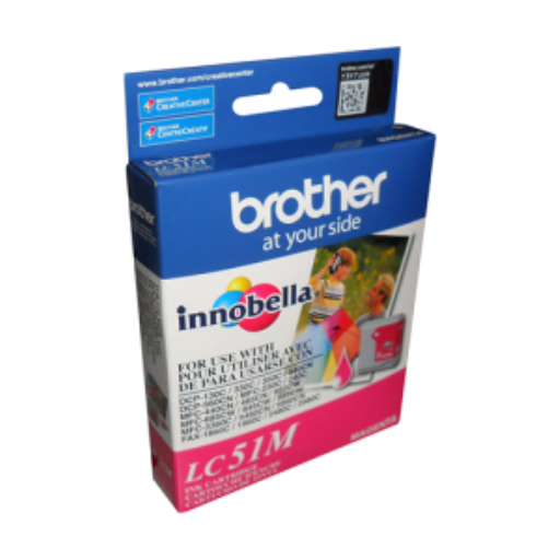Cartouche d'encre magenta Innobella Brother LC51MS, rendement standard