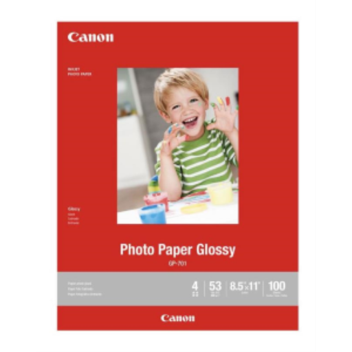 Papier photo brillant GP-701 8,5" x 11" (100 feuilles/paquet)