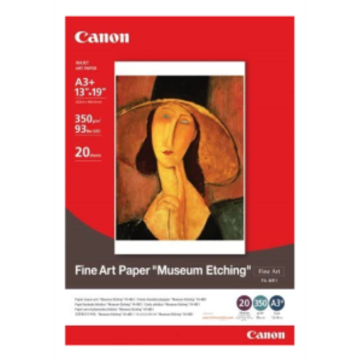 FA-ME1 Papier d'art fin 13" x 19" (A3) Museum Etching (20 feuilles/paquet)