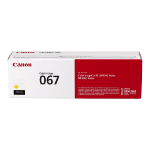 Cartouche de toner jaune standard Canon 067 (5099C001)