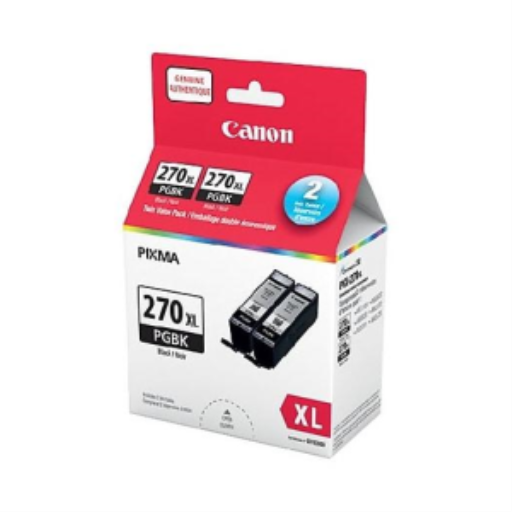 Pack double d'encre pigmentée noire PGI-270 XL