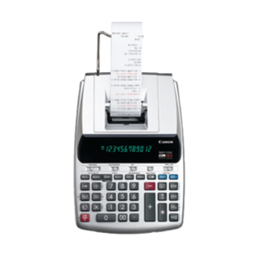 Calculatrice d'impression bicolore argent Canon MP-11DX-2