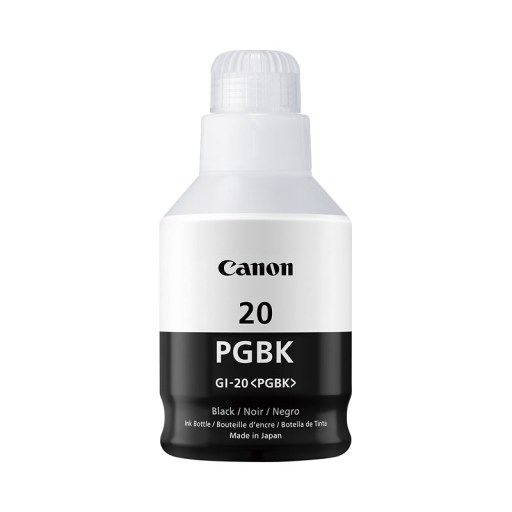 Bouteille d'Encre Pigmentée GI-20 Noir