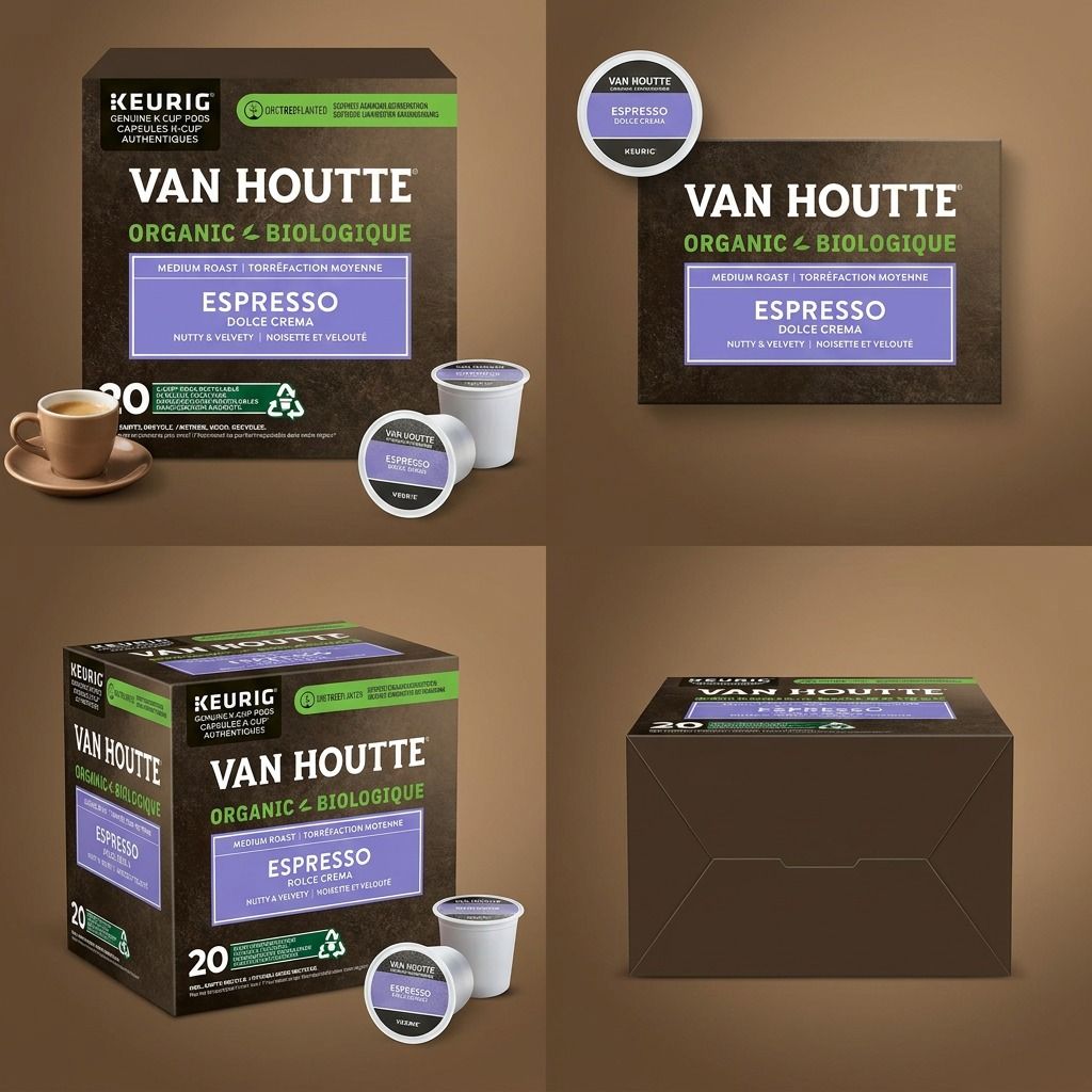 Van Houtte? Coffee Single Serve - Vhou Kc Fto Dolce Crema Med 20Ct Sl
