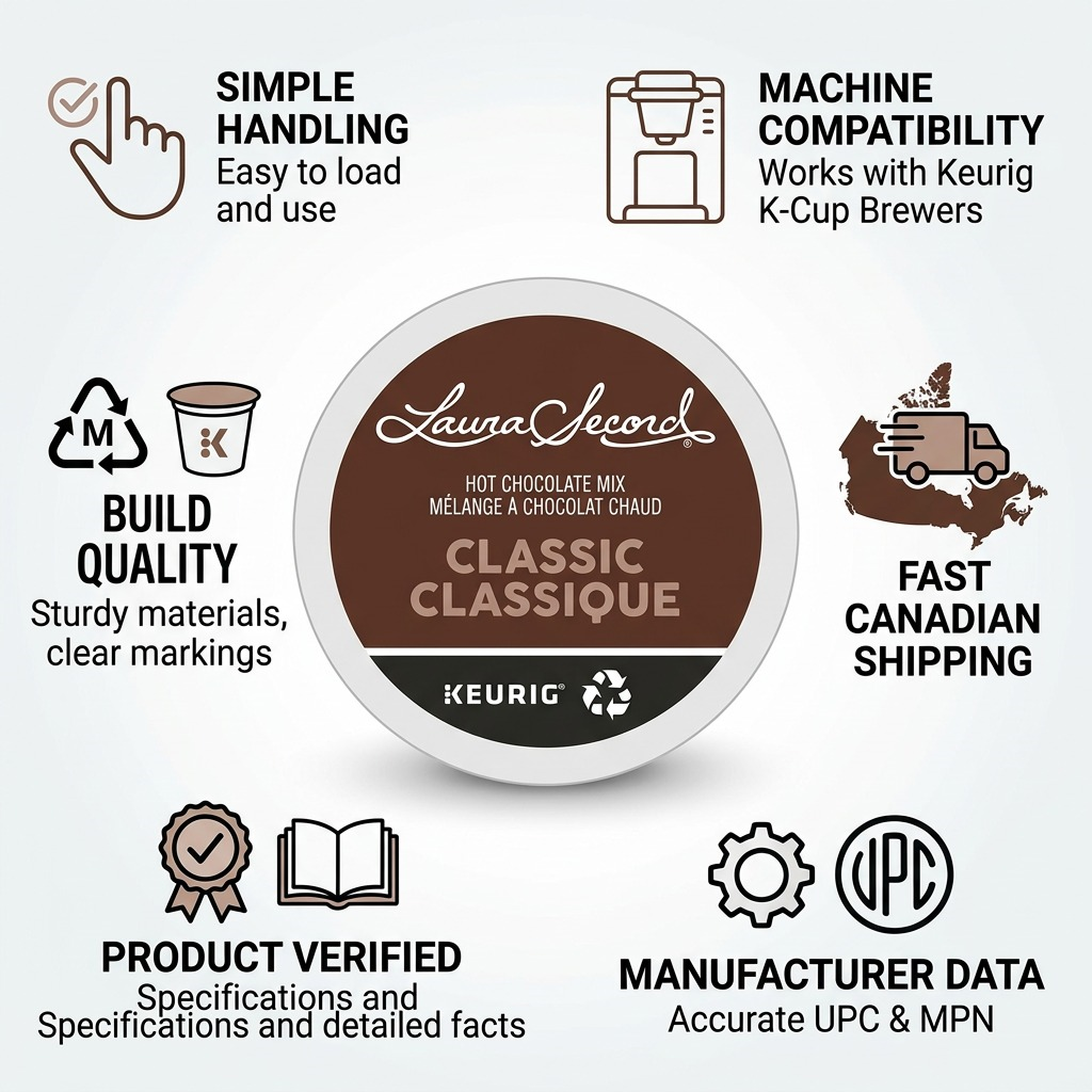 HOT CHOCOLATE-K CUP LAURA SECORD (21717) 24/BX