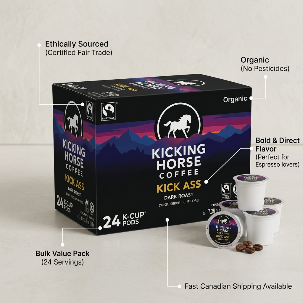 Kicking Horse Coffee Single Serve - Khrs Kc Kick Ass Fto Bil 24Ct