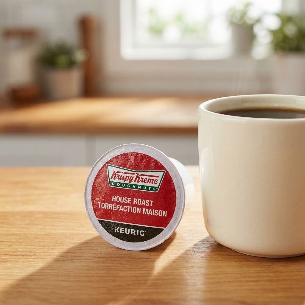 COFFEE-K CUP KRISPY KREME LIGHT MEDIUM HOUSE ROAST, 30/BX 30/BX