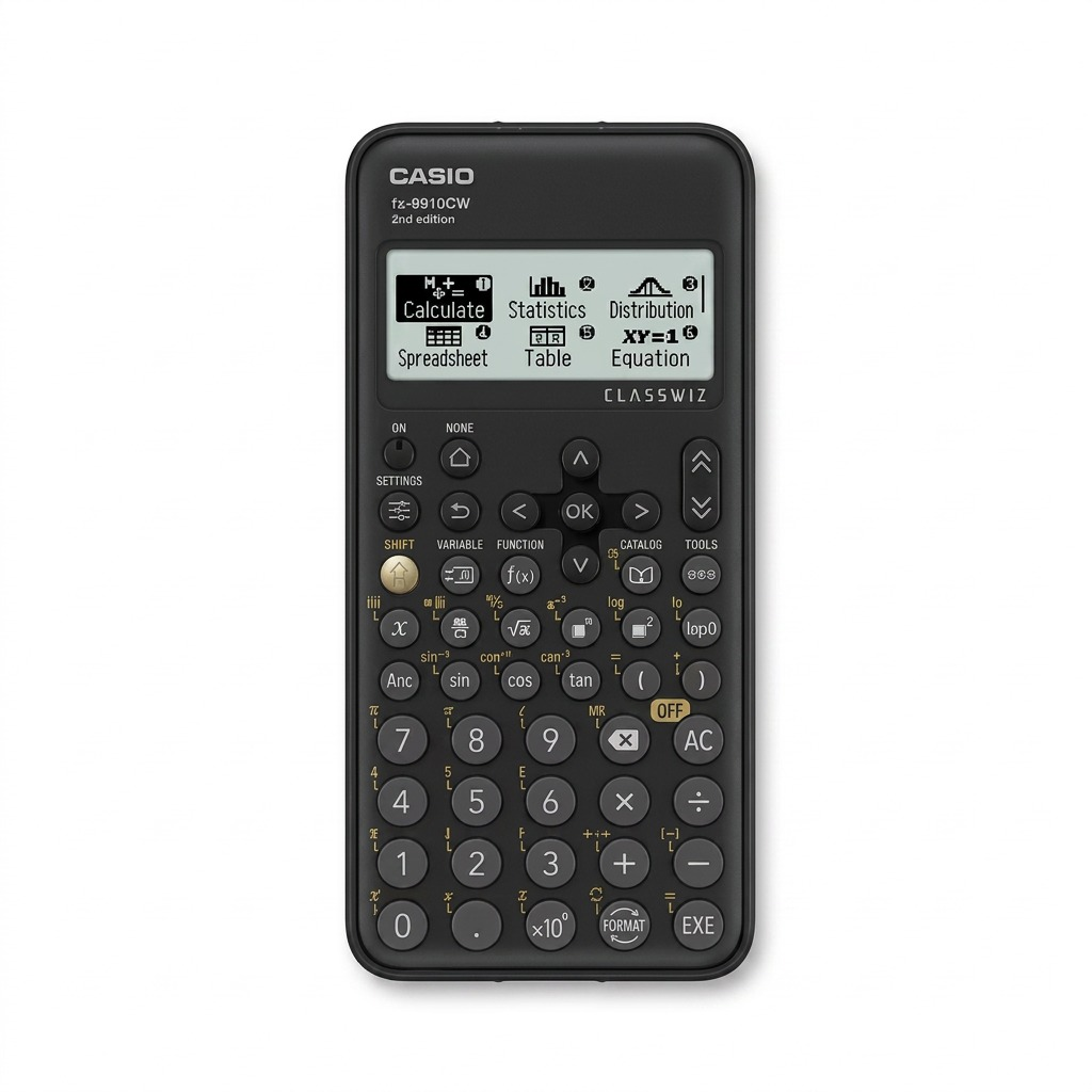 Casio FX-9910CW Black AAA Power Scientific Calculator
