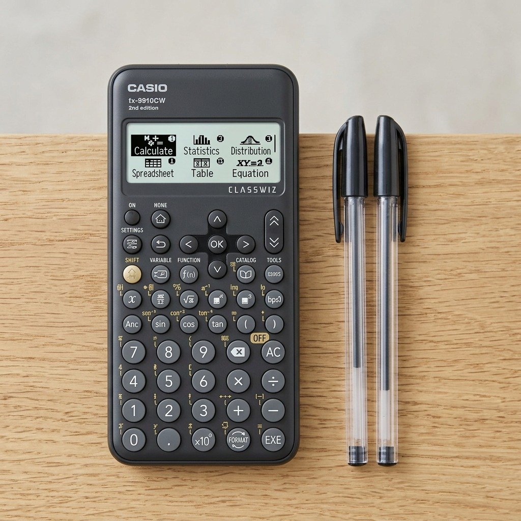 Casio FX-9910CW Black AAA Power Scientific Calculator