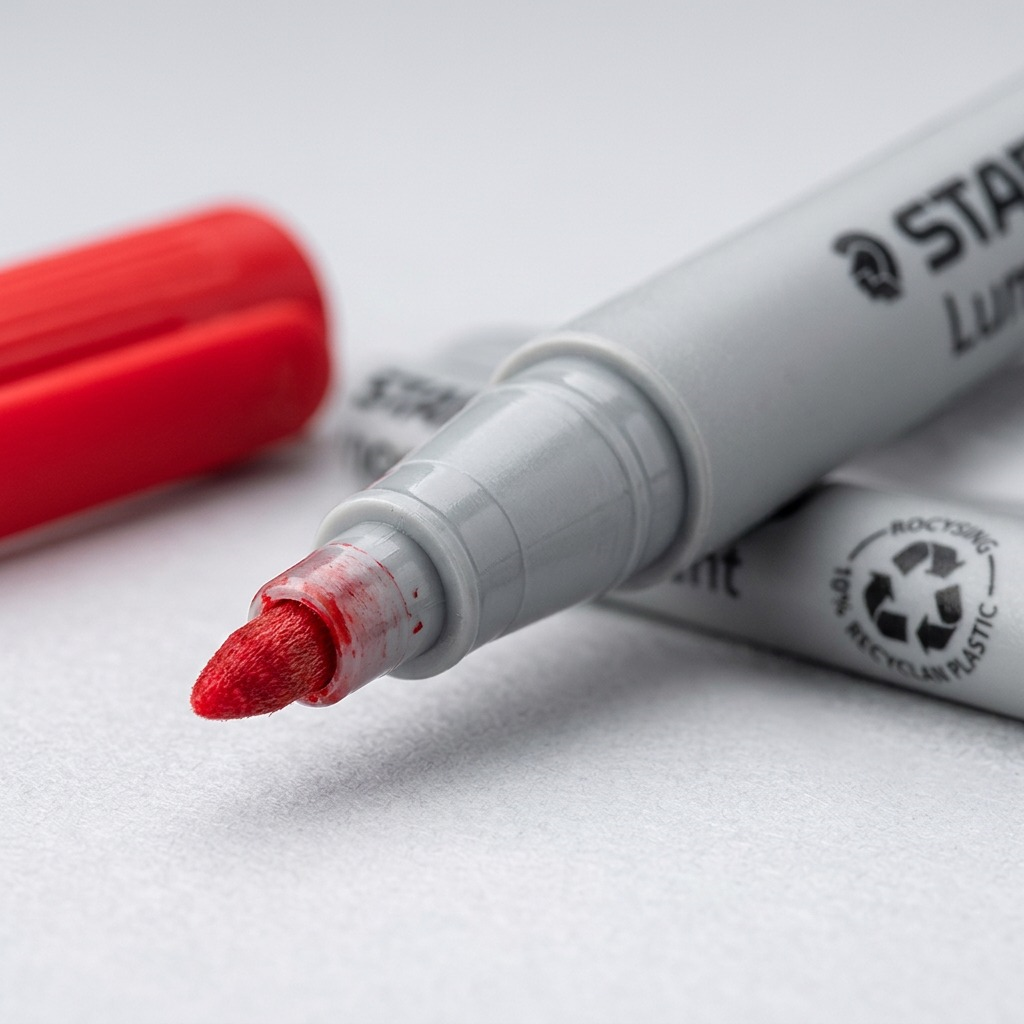Staedtler Marker Lumocolor Water-Based Medium Red
