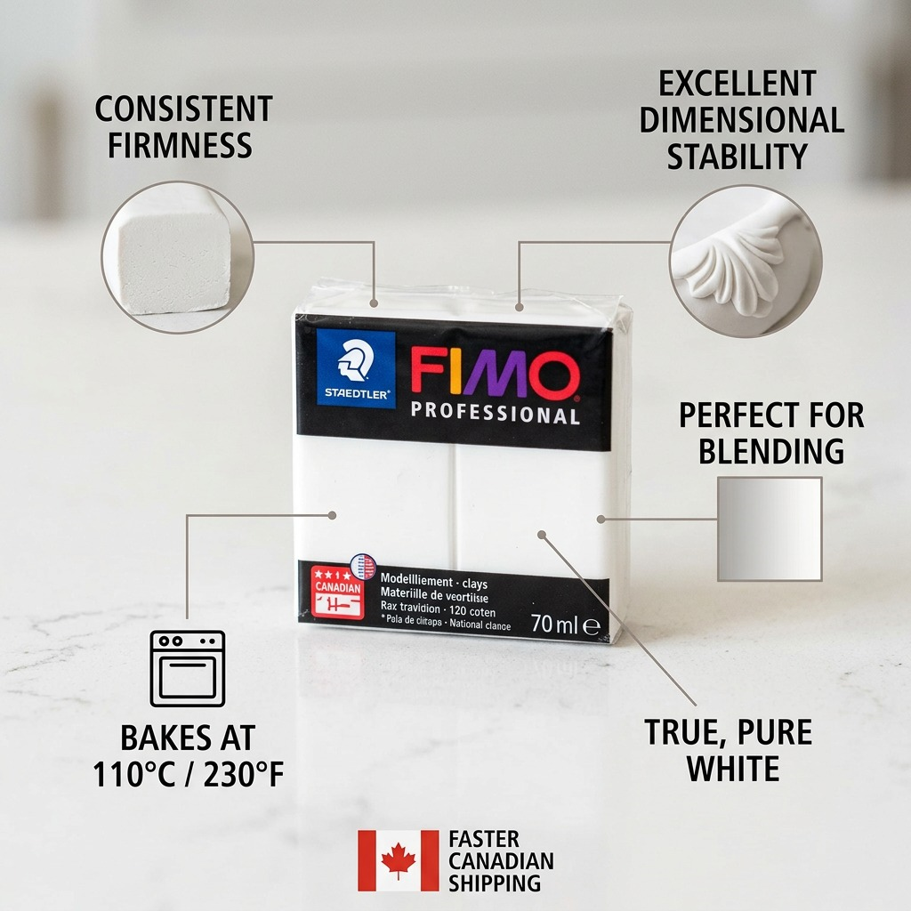 Staedtler Modelling Clay Fimo Professional White 57g (2 oz)