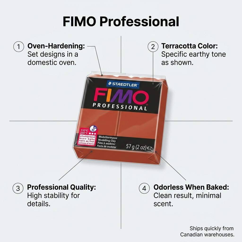 Staedtler Modelling Clay Fimo Professional Terracotta 57g (2 oz)