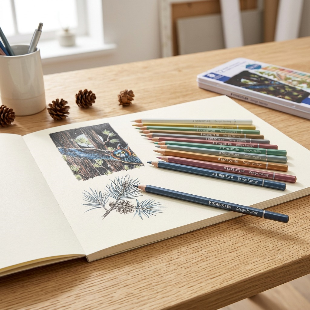Staedtler Metallic Coloured Pencil Metal 12-Pack FSC 100%