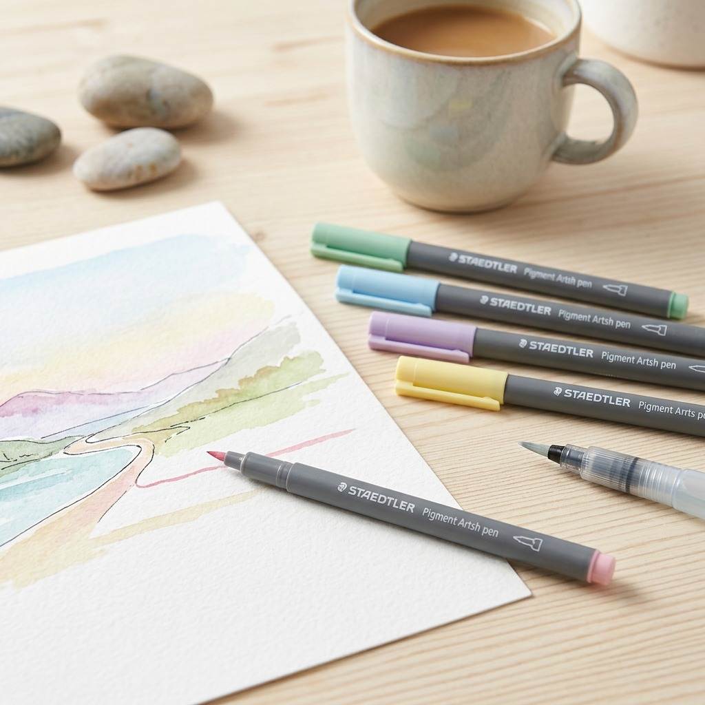 Staedtler Pigment Arts Brush Pastel Colours