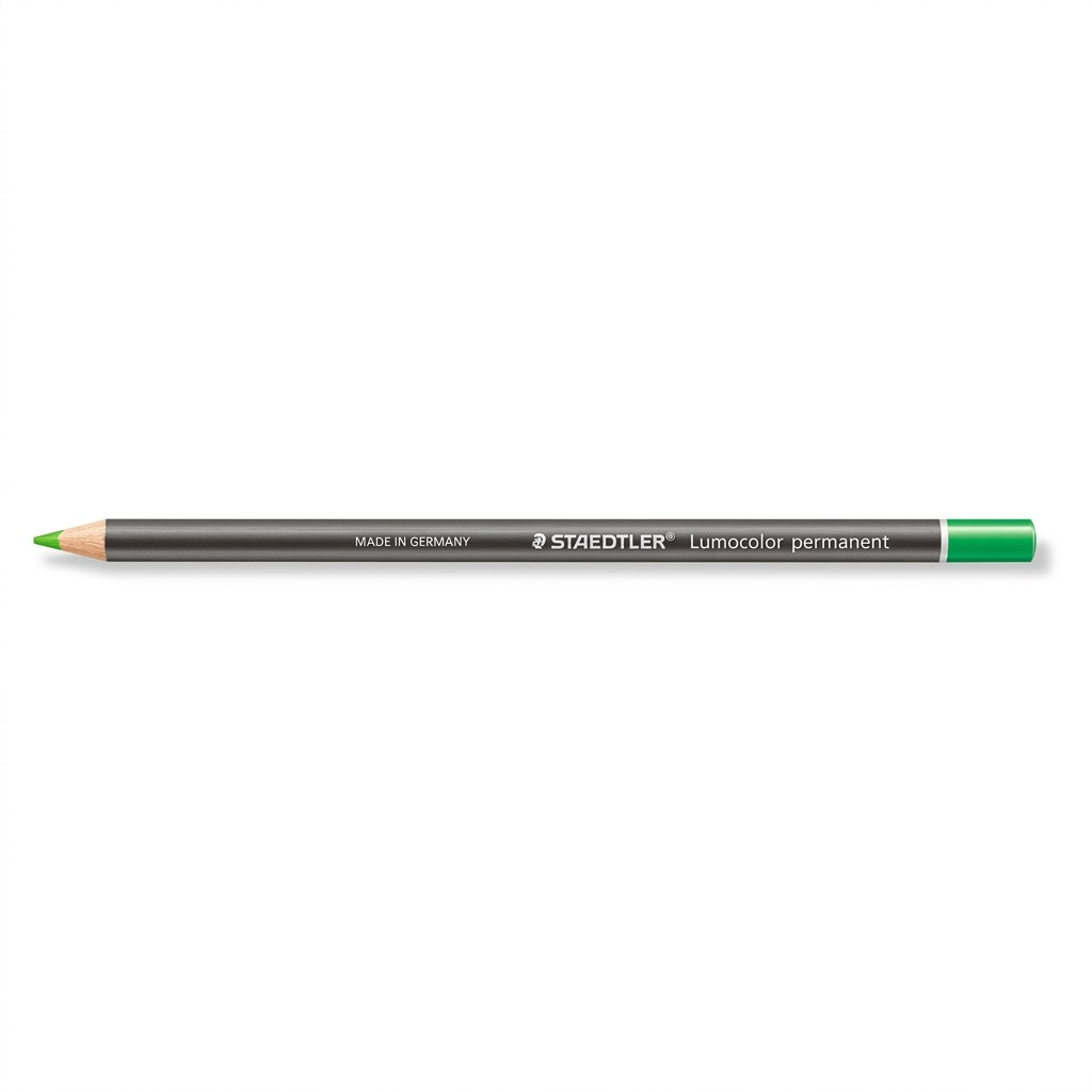 Staedtler Lumocolor Permanent Glasochrom Waterproof Dry Marker - Green