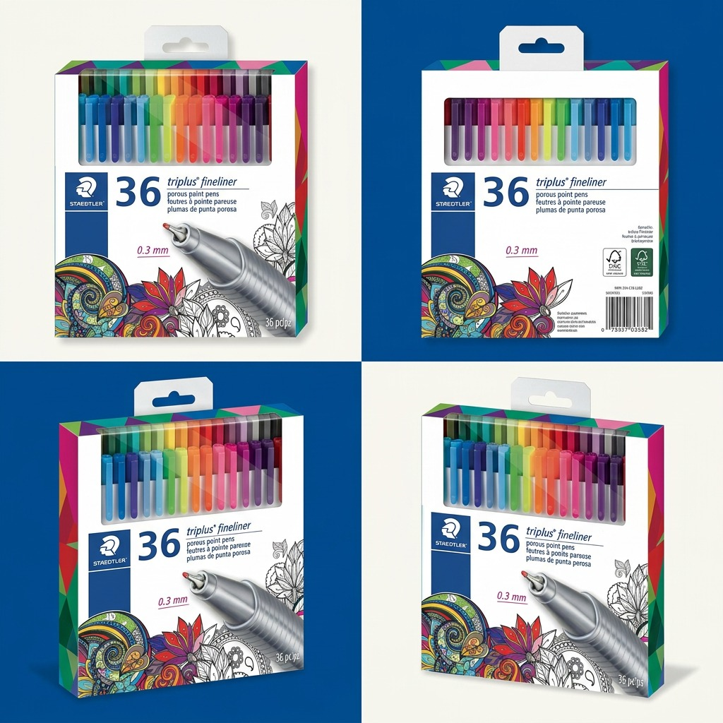 Staedtler Triplus Fineliner Superfine Pen 36-Pack