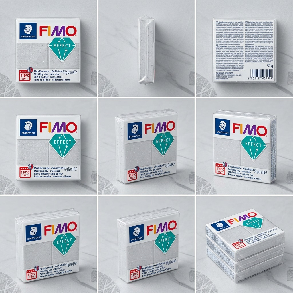 Staedtler Modelling Clay Fimo Effect Galaxy White 57g (2 oz)
