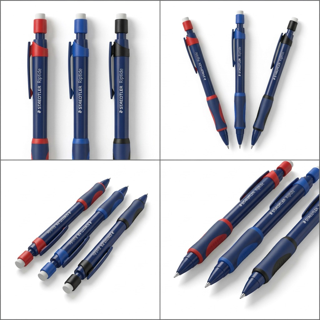 Staedtler Mechanical Pencil Riptide 0.7mm 3-Pack Black