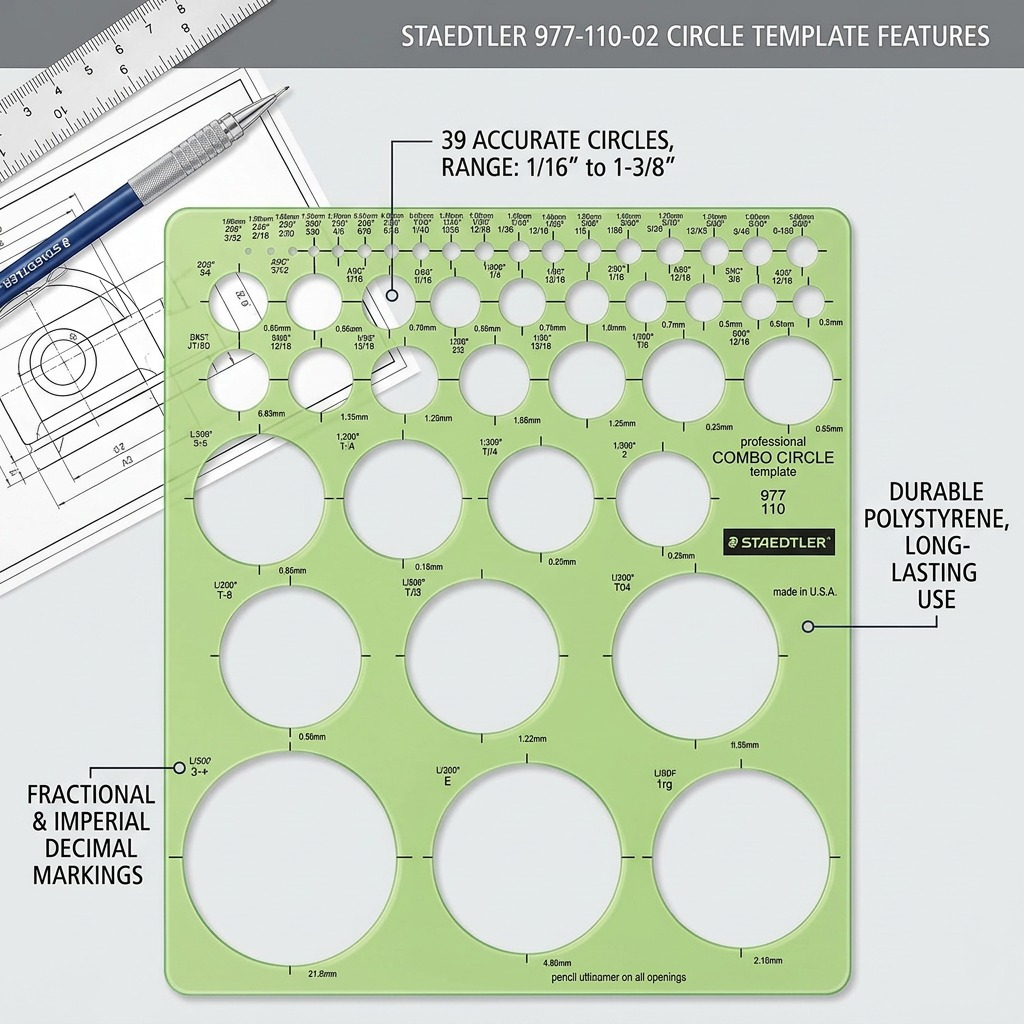 Staedtler Template Combo Circle