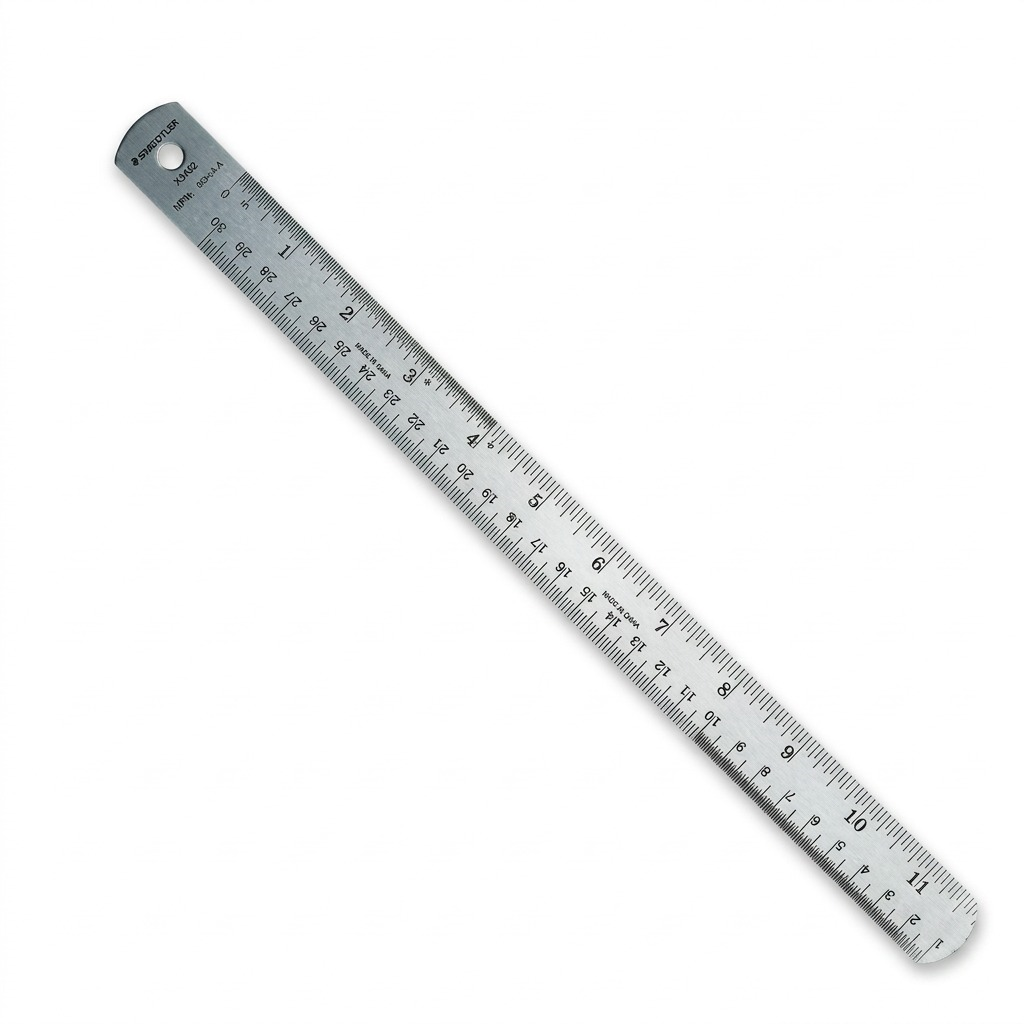 Staedtler Ruler S Steel 24-inch Cork Back