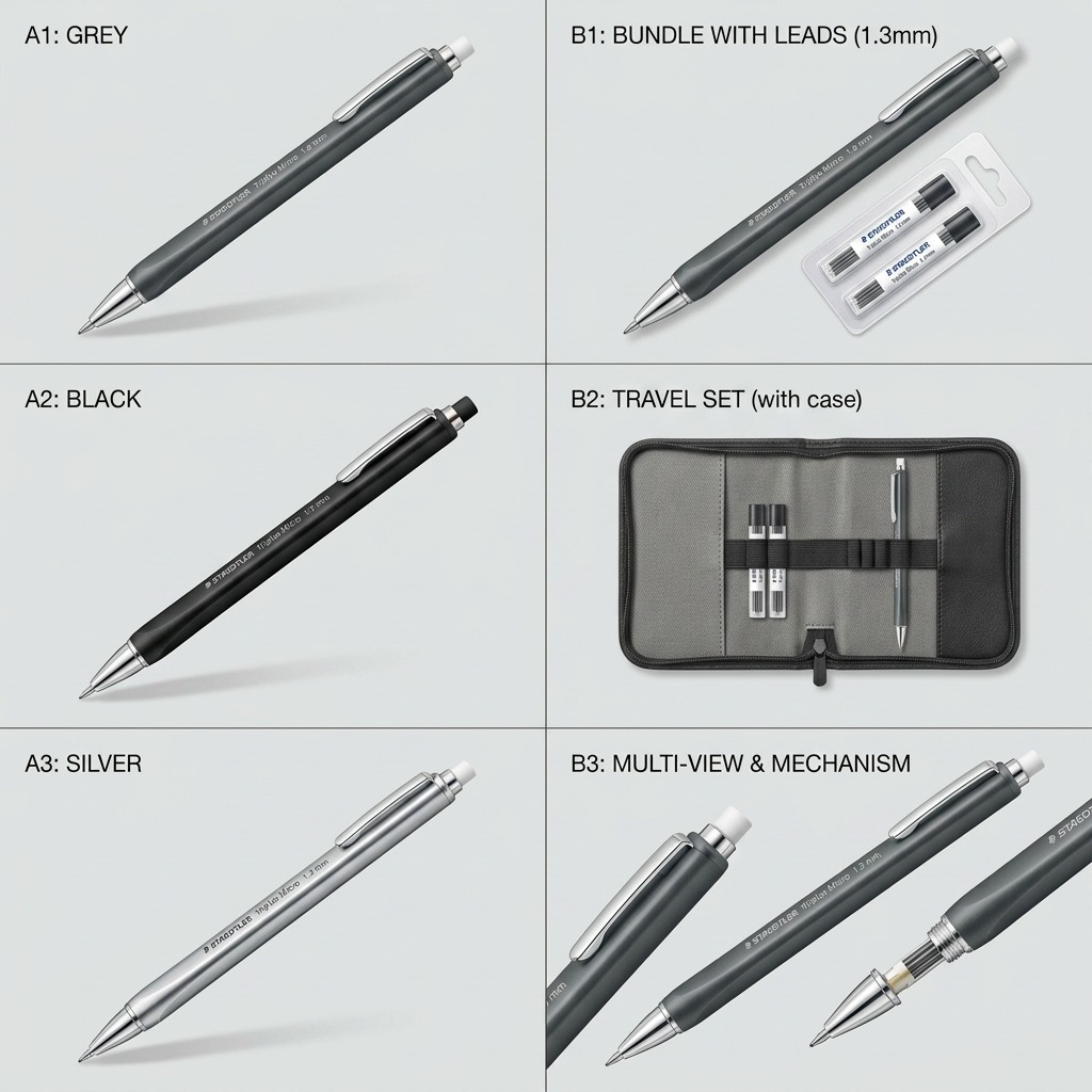 Staedtler Mechanical Pencil 1.3mm + Leads