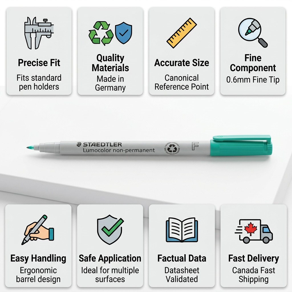 Staedtler Marker Lumocolor Water-Based Fine Green