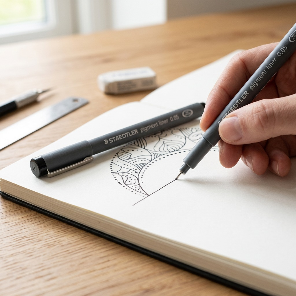 Staedtler Fineliner Pigment Liner 0.5mm Black