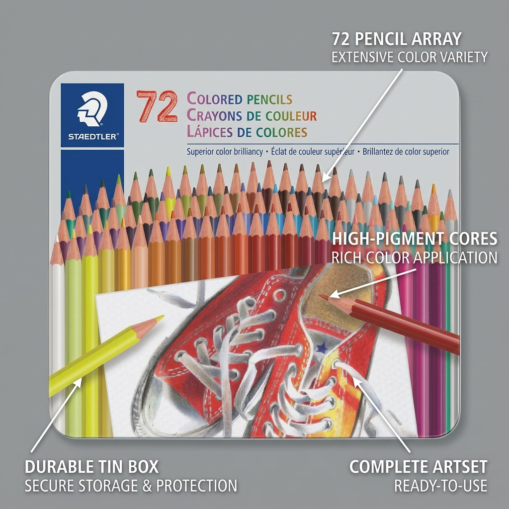 Staedtler Coloured Pencil 72-Pack