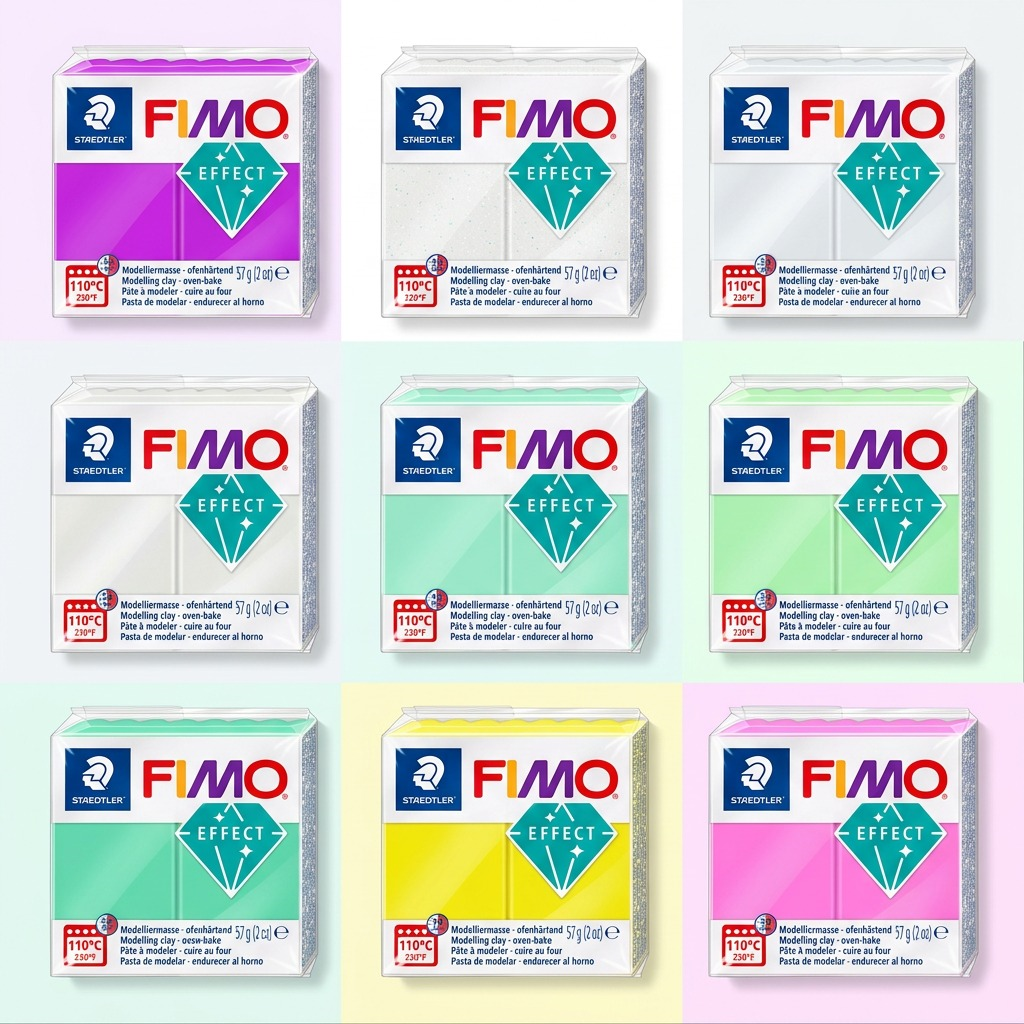 Staedtler Modelling Clay Fimo Effect Neon Purple 57g (2 oz)