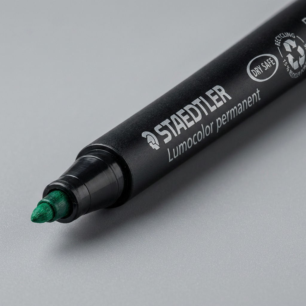 Staedtler Marker Lumocolor Medium Permanent Green