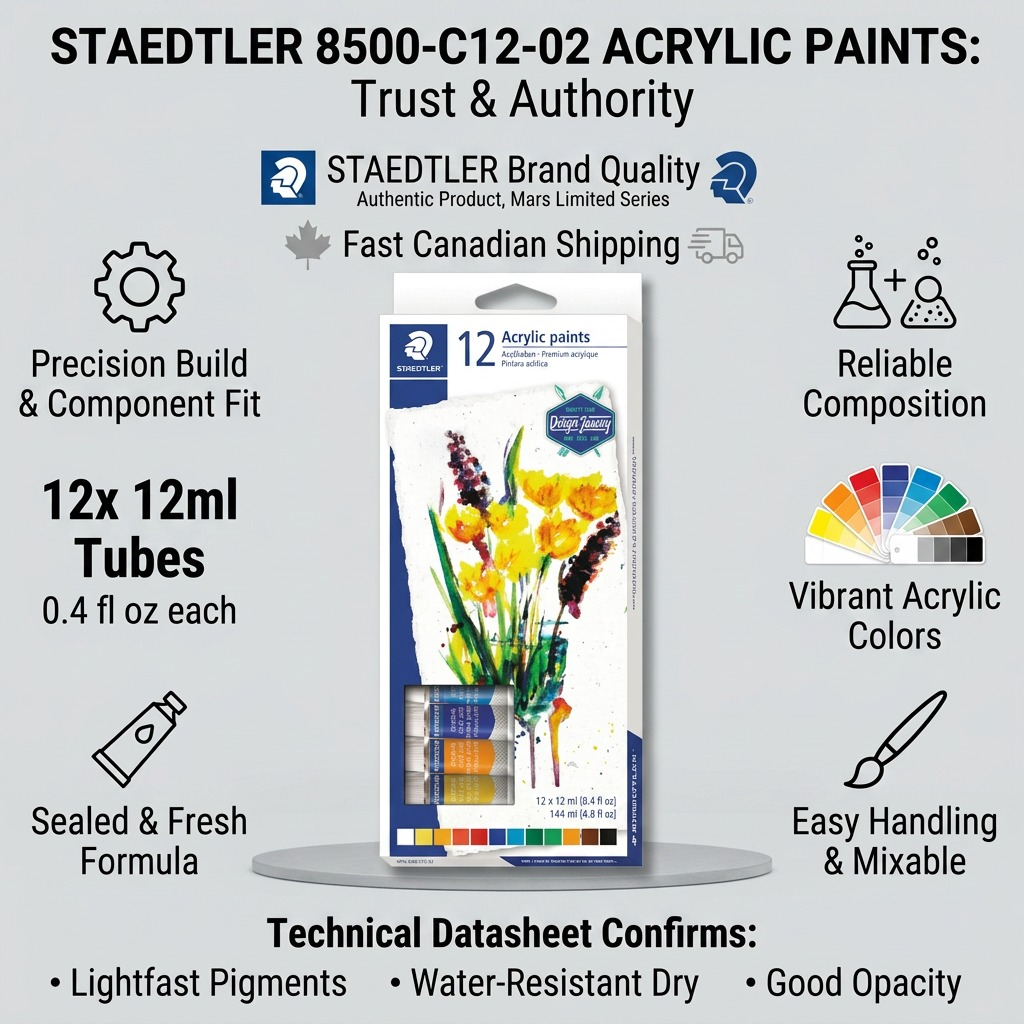 Staedtler Acrylic Paint 12ml Tubes