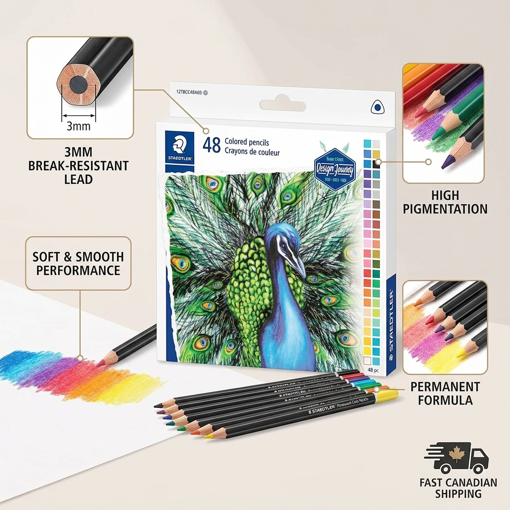 Staedtler Permanent Color Pencil, 3mm Lead