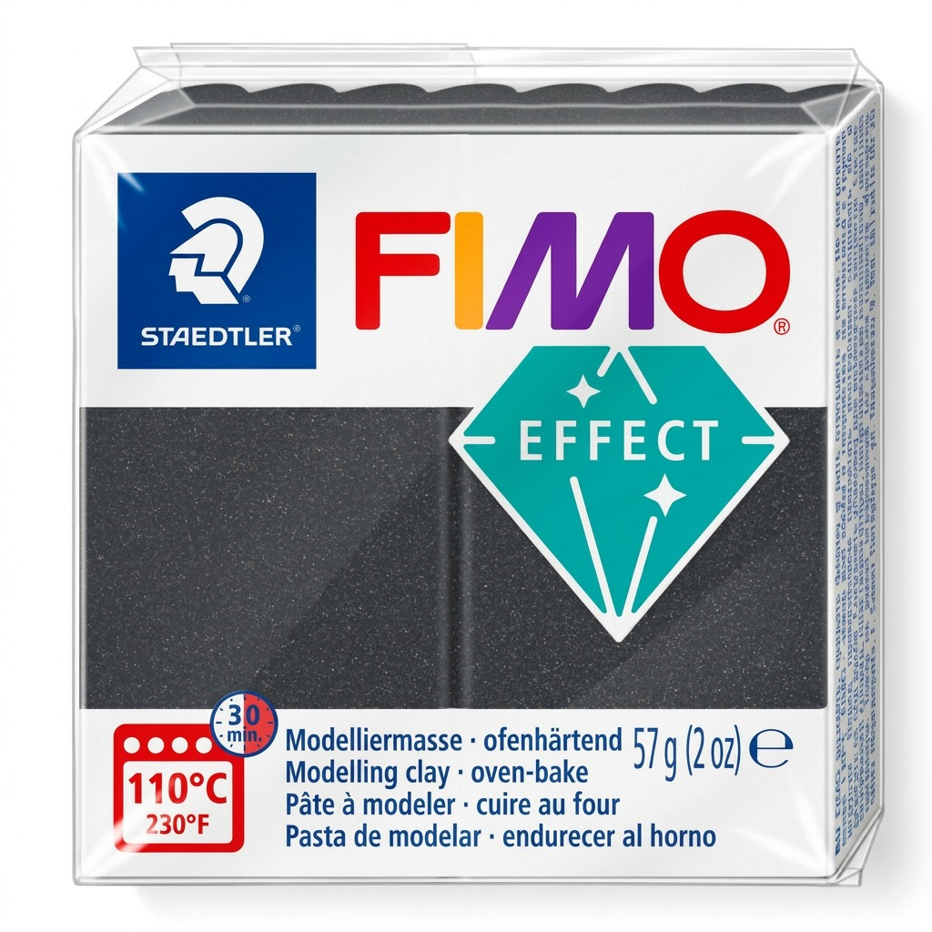 Staedtler Modelling Clay Fimo Effect Grey Metallic 57g (2 oz)