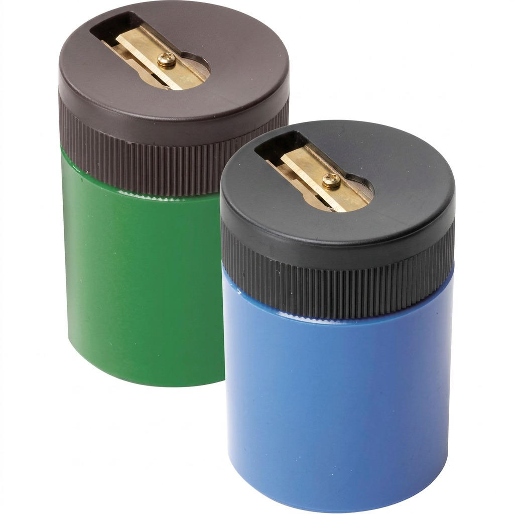Staedtler Sharpener Round Alu. + Recep