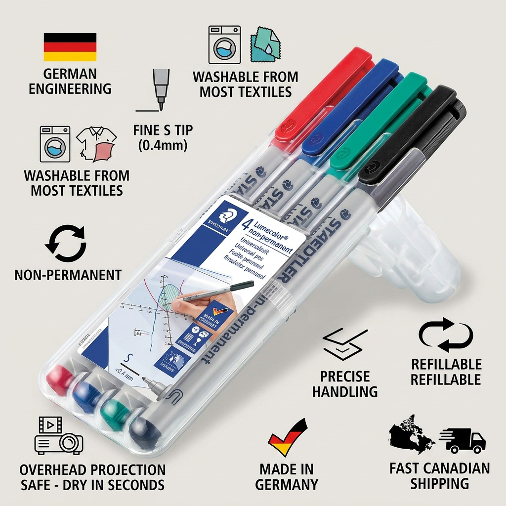 Staedtler Marker Lumocolor Extra Fine Washable