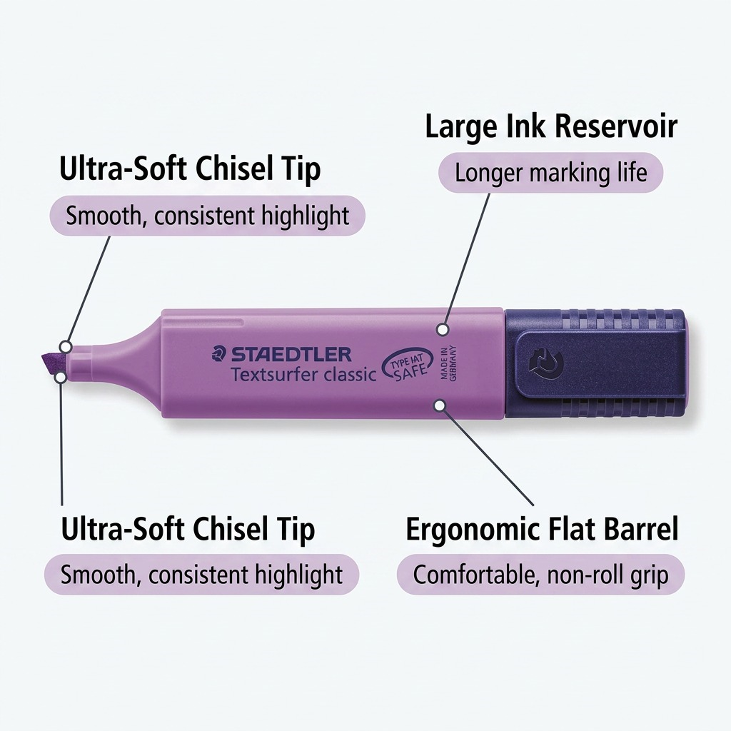 Staedtler Highlighter Textsurfer Fluorescent Viole