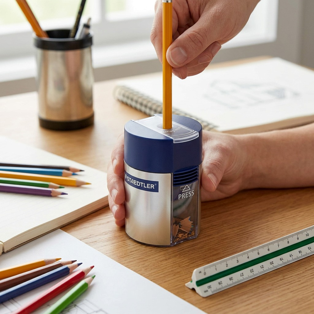 Staedtler Sharpener Zinc + Container