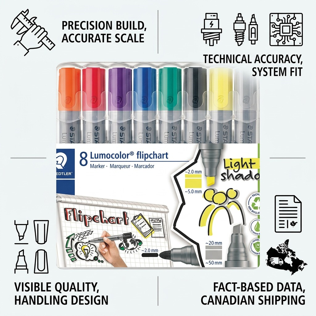 Staedtler Flipchart Marker Lumocolor 8-Pack Box
