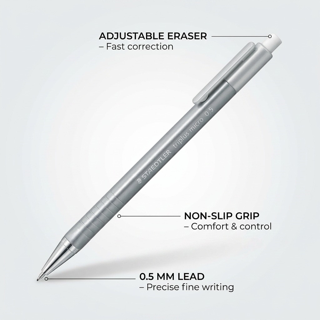 Staedtler Mechanical Pencil Triplus 0.5mm Anthracite