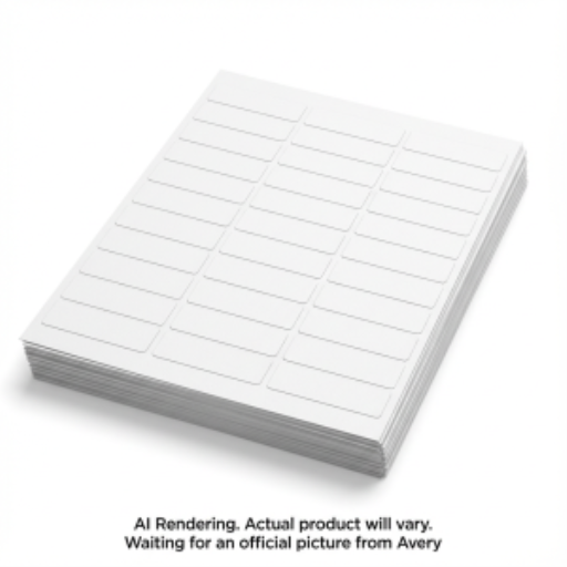 Étiquettes Avery pour photocopieur, 2 13/16" x 1", permanentes, blanches, 100 feuilles