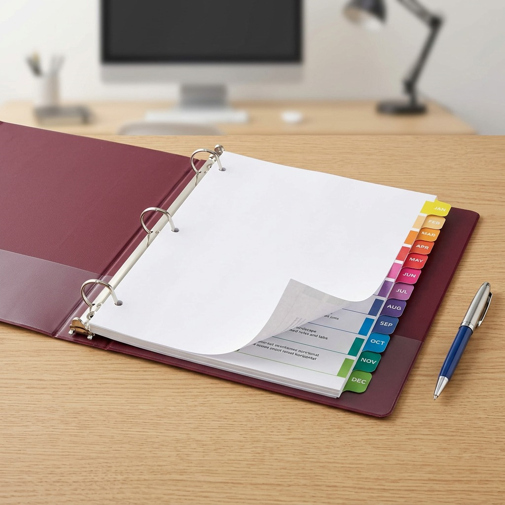 Avery 11127 – Ready Index Table of Contents Dividers (Jan-Dec)