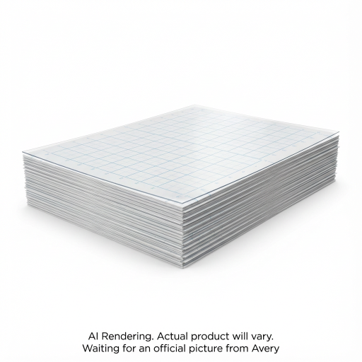 Feuilles de plastification autocollantes Avery 9 x 12, paquet de 50