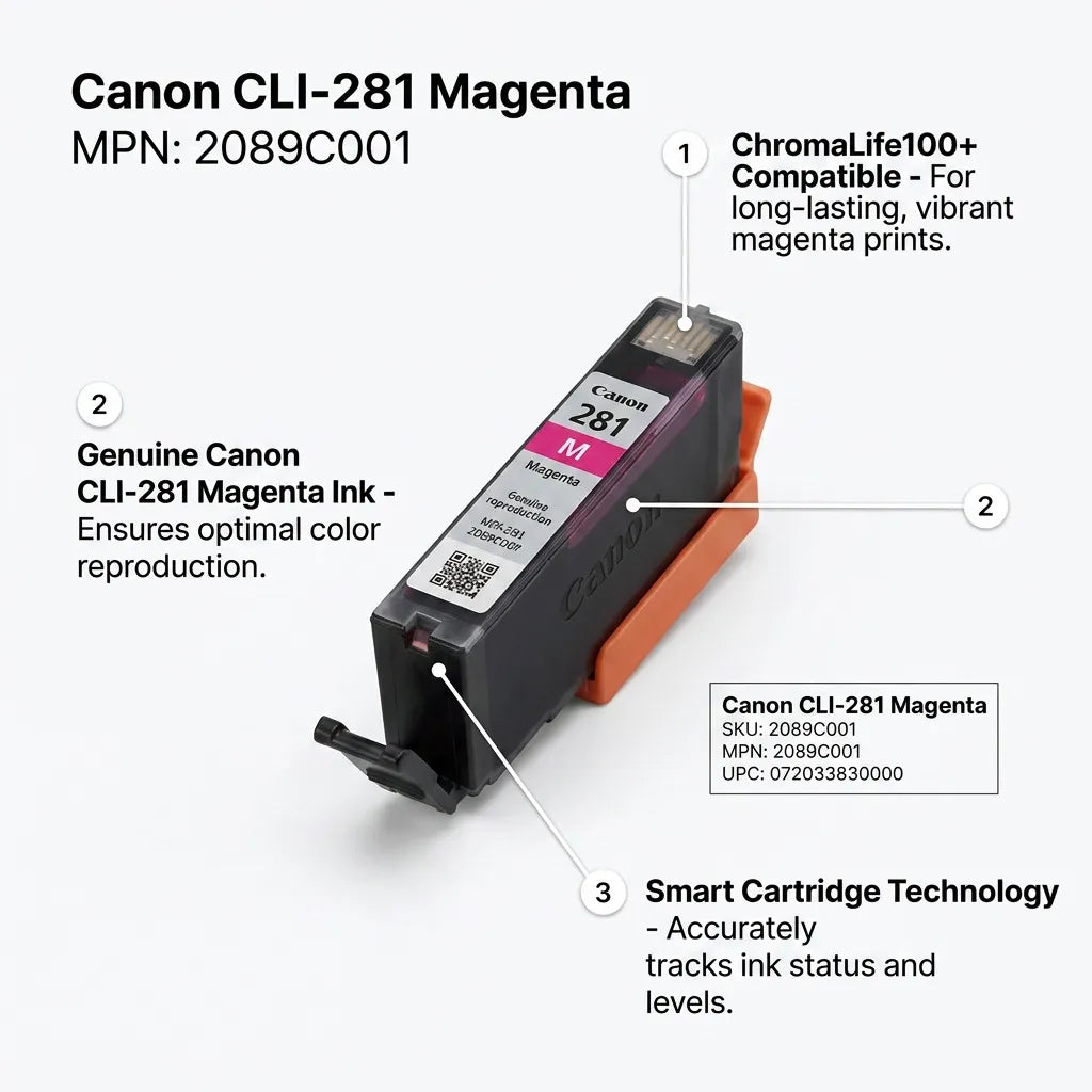 Canon CLI-281 – Magenta