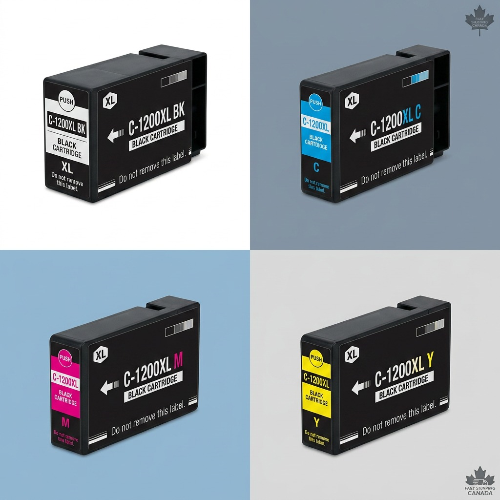 Canon PGI-1200XL Black/Cyan/Magenta/Yellow – Value Pack