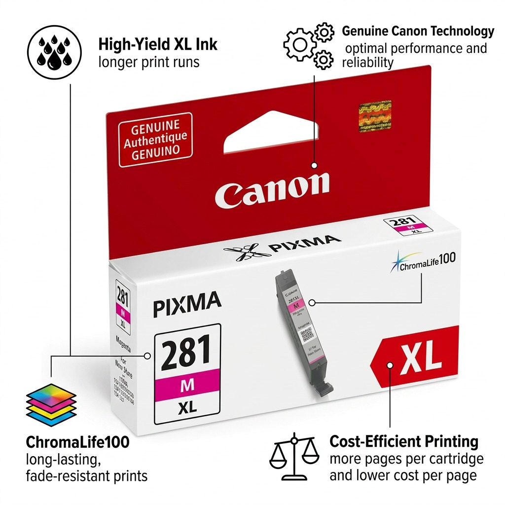 Canon CLI-281XL – Magenta